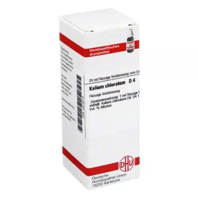 KALIUM CHLORATUM D 4 skiedinys, 20 ml KALIUM CHLORATUM D 4 skiedinys, 20 ml