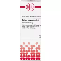 KALIUM CHLORATUM D 4 skiedinys, 20 ml