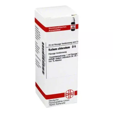KALIUM CHLORATUM D 6 skiedinys, 20 ml KALIUM CHLORATUM D 6 skiedinys, 20 ml