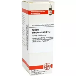 KALIUM PHOSPHORICUM D 12 skiedinys, 20 ml