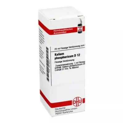 KALIUM PHOSPHORICUM D 12 skiedinys, 20 ml KALIUM PHOSPHORICUM D 12 skiedinys, 20 ml