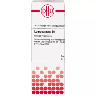 LAUROCERASUS D 4 skiedinys, 20 ml