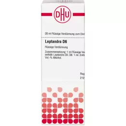 LEPTANDRA D 6 skiedinys, 20 ml