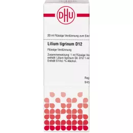 LILIUM TIGRINUM D 12 skiedinys, 20 ml