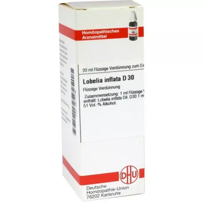 LOBELIA INFLATA D 30 skiedinys, 20 ml