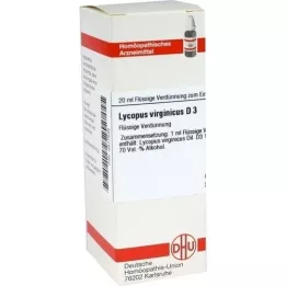 LYCOPUS VIRGINICUS D 3 skiedinys, 20 ml