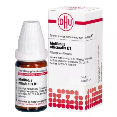 MELILOTUS OFFICINALIS D 1 skiedinys, 20 ml MELILOTUS OFFICINALIS D 1 skiedinys, 20 ml