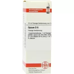 OPIUM D 6 skiedinys, 20 ml