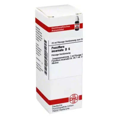 PASSIFLORA INCARNATA D 6 skiedinys, 20 ml
