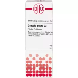 QUASSIA D 3 skiedinys, 20 ml