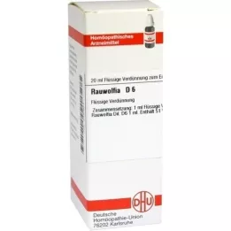 RAUWOLFIA D 6 skiedinys, 20 ml