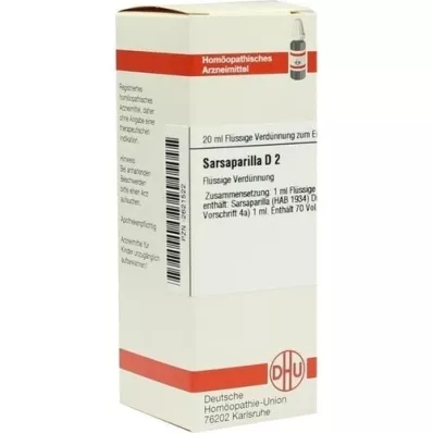 SARSAPARILLA D 2 skiedinys, 20 ml