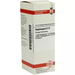 STAPHISAGRIA D 12 skiedinys, 20 ml