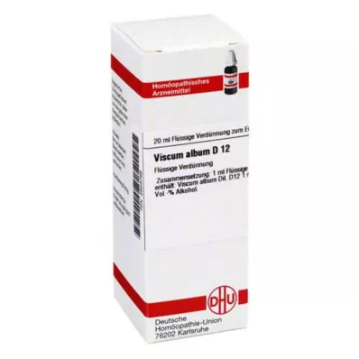 VISCUM ALBUM D 12 skiedinys, 20 ml VISCUM ALBUM D 12 skiedinys, 20 ml