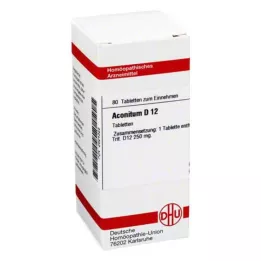 ACONITUM D 12 tablečių, 80 kapsulių
