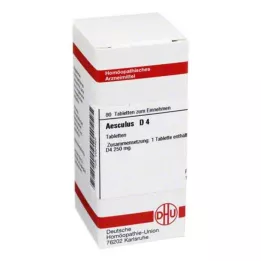 AESCULUS D 4 tabletės, 80 kapsulių