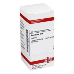 AESCULUS D 6 tabletės, 80 kapsulių