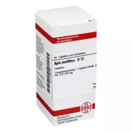 APIS MELLIFICA D 12 tablečių, 80 kapsulių