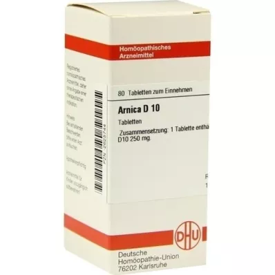 ARNICA D 10 tablečių, 80 kapsulių