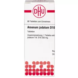 ARSENUM JODATUM D 10 tablečių, 80 kapsulių