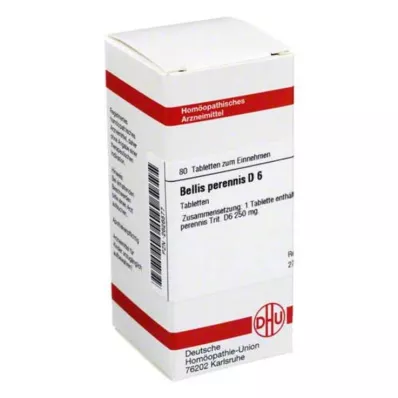 BELLIS PERENNIS D 6 tabletės, 80 kapsulių