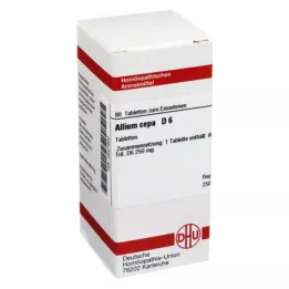 ALLIUM CEPA D 6 tabletės, 80 kapsulių