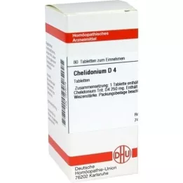 CHELIDONIUM D 4 tabletės, 80 kapsulių