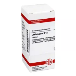 CHELIDONIUM D 12 tablečių, 80 kapsulių