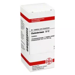 CHOLESTERINUM D 12 tablečių, 80 kapsulių