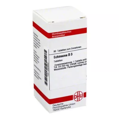 ECHINACEA HAB D 3 tabletės, 80 kapsulių