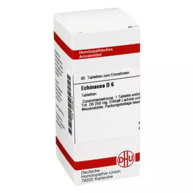 ECHINACEA HAB D 6 tabletės, 80 kapsulių