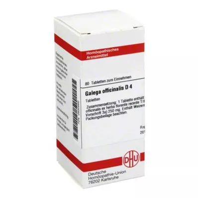 GALEGA officinalis D 4 tabletės, 80 vnt