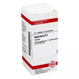 HYPERICUM D 3 tabletės, 80 kapsulių