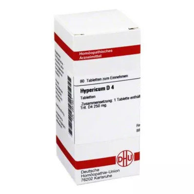 HYPERICUM D 4 tabletės, 80 kapsulių