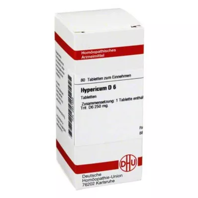 HYPERICUM D 6 tabletės, 80 kapsulių
