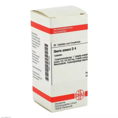 IBERIS AMARA D 4 tabletės, 80 kapsulių