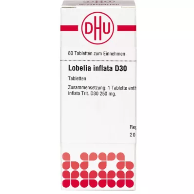 LOBELIA INFLATA D 30 tablečių, 80 kapsulių