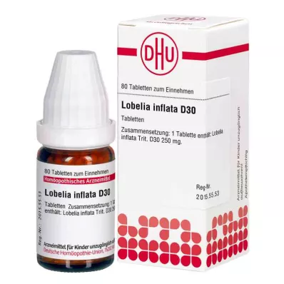 LOBELIA INFLATA D 30 tablečių, 80 kapsulių