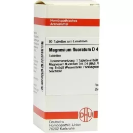 MAGNESIUM FLUORATUM D 4 tabletės, 80 kapsulių