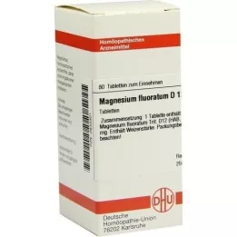 MAGNESIUM FLUORATUM D 12 tablečių, 80 kapsulių