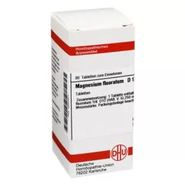 MAGNESIUM FLUORATUM D 12 tablečių, 80 kapsulių