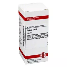 OPIUM D 12 tablečių, 80 kapsulių