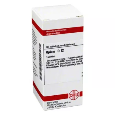 OPIUM D 12 tablečių, 80 kapsulių