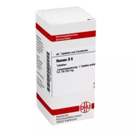 RUMEX D 6 tabletės, 80 kapsulių