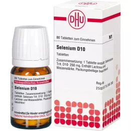 SELENIUM D 10 tablečių, 80 kapsulių