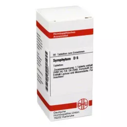 SYMPHYTUM D 6 tabletės, 80 kapsulių