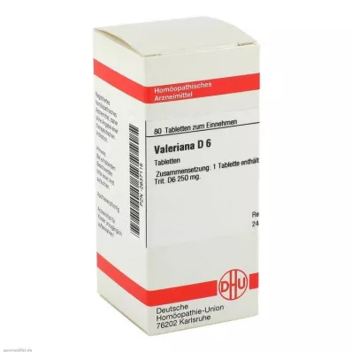 VALERIANA D 6 tabletės, 80 kapsulių