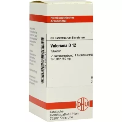 VALERIANA D 12 tablečių, 80 kapsulių