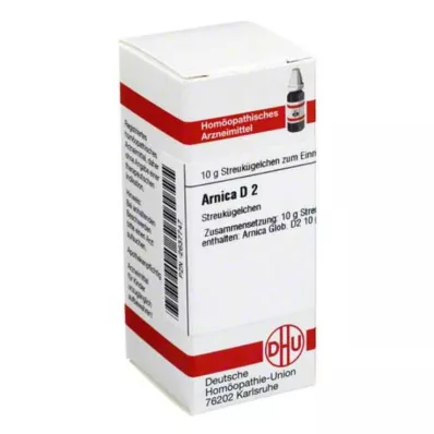 ARNICA D 2 rutuliukai, 10 g ARNICA D 2 rutuliukai, 10 g