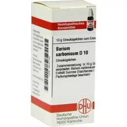 BARIUM CARBONICUM D 10 rutuliukų, 10 g